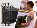 Etui opaska sportowa armband VUP+ na ramię do telefonu Czarne