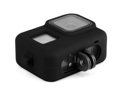 Etui silikonowe Alogy ochronne do GoPro Hero 8 z paskiem czarne