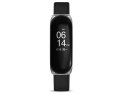 Pasek Alogy skóra leather band do Xiaomi Mi Band 5 Global Czarny