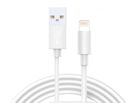 2x Kabel 1.5m Baseus przewód USB do Lightning PD 2.4A White