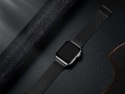 Bransoleta Milanese pasek Alogy do Apple Watch 42/44/45mm Czarna