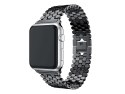 Elegancka bransoleta pasek Alogy Stainless Steel do Apple Watch 42/44/45mm Czarna