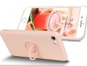 Etui silikonowe Ring Ultra Slim Alogy do iPhone SE 2020/ 8/ 7 Różowe