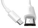 Kabel 1.5m Baseus przewód x2 USB - micro USB 2.1A White