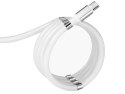 Kabel 100cm Alogy magnetyczny przewód USB- USB-C Type C 2.4A Biały