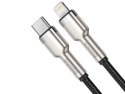 Kabel 1m Baseus Metal przewód USB-C Type C na Lightning PD 20W Black