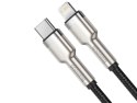 Kabel 2m Baseus Metal przewód USB-C Type C na Lightning PD 20W Black