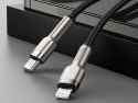 Kabel 2m Baseus Metal przewód USB-C Type C na Lightning PD 20W Black
