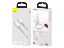 Kabel przewód Baseus USB-C Type C na Lightning PD 20W 1m White