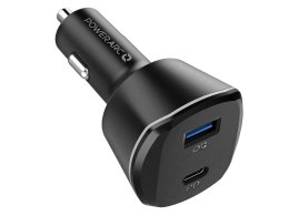 Ładowarka samochodowa Spigen USB + USB-C PC1800 QC 3.0 PD 30W Black