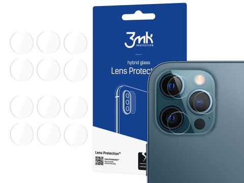 Szkło x4 na kamerę obiektyw 3mk Lens Protection do Apple iPhone 12 Pro