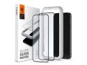 Szkło Spigen x2 ALM Glas.tR FC do Apple iPhone 12/ 12 Pro 6.1 Black