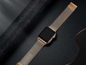 Bransoleta Milanese pasek Alogy do Apple Watch 38/40/41mm Różowe złoto