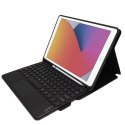 Etui Alogy Klawiatura Bluetooth Touchpad 4w1 Magnetyczne Pencil do Apple iPad 10.2 2019/2020/2021 7/8/9Gen Czarne