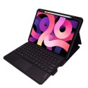 Etui Alogy Klawiatura Bluetooth Touchpad 4w1 Magnetyczne Pencil do Apple iPad Air 4 2020 / 5 2022 Czarne