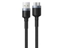 Kabel USB 3.0 do Micro-B 3.0 Baseus Cafule 2A 1m Czarno-szary