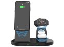 Ładowarka indukcyjna Tech-Protect Qi 3w1 W55 do iPhone/AirPods/Watch Black