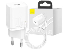 Ładowarka sieciowa Baseus Super Si USB-C kabel do iPhone 20W White