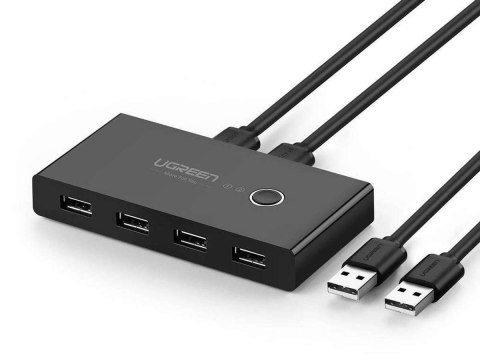 Switch przełącznik box UGreen HUB KVM USB 2x4 USB 2.0