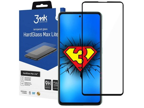 Szkło hartowane 3mk HardGlass Max Lite do Samsung Galaxy A52/ A52 5G Black