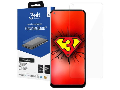 3mk Szkło hybrydowe ochronne Flexible Glass 7H do Realme 8 Pro