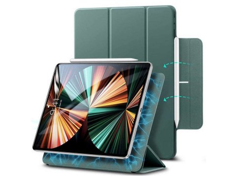 Etui magnetyczne ESR Rebound Pencil do iPad Pro 11 2020 / 2021 Forrest Green