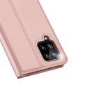 Etui portfel DuxDucis SkinPro do Samsung Galaxy A22 / M22 4G/LTE Rose Gold