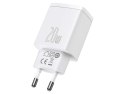 Ładowarka sieciowa USB PD QC 3.0 Baseus 20W White