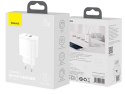 Ładowarka sieciowa USB PD QC 3.0 Baseus 20W White