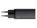 Ładowarka sieciowa szybka Baseus GaN2 Lite USB/ 2x USB-C QC 4.0 PD 65W Czarna