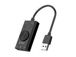 Zewnętrzna karta dźwiękowa Orico USB 2.0, 10cm