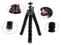 Elastyczny statyw tripod octopus kamera aparat 1/4 Czarny