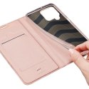 Etui portfel DuxDucis SkinPro do Samsung Galaxy A22 / M22 4G/LTE Rose Gold