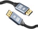 Kabel ze złączem 2x Display Port DP 1.4 Alogy 8K 30AWG 2m