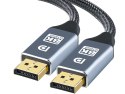 Kabel ze złączem 2x Display Port DP 1.4 Alogy 8K 30AWG 2m