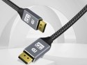 Kabel ze złączem 2x Display Port DP 1.4 Alogy 8K 30AWG 2m