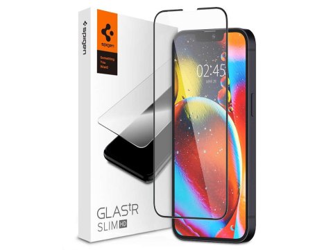 Szkło Spigen Glas.tR Slim FC do etui do Apple iPhone 13/ 13 Pro Black