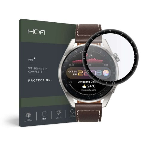 Szkło hybrydowe Hofi Hybrid Glass do Huawei Watch 3 Pro 48mm Black