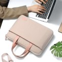 Etui pokrowiec Alogy torba do laptopa 14 do MacBook Air/ Pro Beżowa