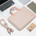 Etui pokrowiec Alogy torba do laptopa 14 do MacBook Air/ Pro Beżowa