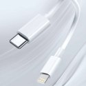 Kabel 1m Alogy szybki przewód USB-C Type C na Lightning PD 20W Biały