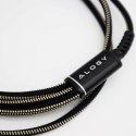 Kabel Alogy Nylon 3w1 USB-C Typ C Lightning micro USB 5A Black