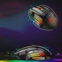 Mysz gamingowa Alogy przewodowa LED RGB 5500 DPI USB Czarna