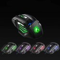 Mysz gamingowa Alogy przewodowa LED RGB 5500 DPI USB Czarna