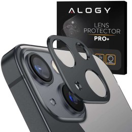 Nakładka ochronna Alogy Metal Lens Cover do Apple iPhone 13/ 13 Mini Black
