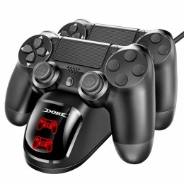 Podwójna stacja dokująca do kontrolera Pada do PlayStation 4 PS4 Czarna