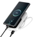 Powerbank Baseus Qpow 20000mAh, IP, USB, USB-C, 22.5W z kablem USB-C (biały)