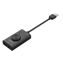 Zewnętrzna karta dźwiękowa Orico USB 2.0, 10cm