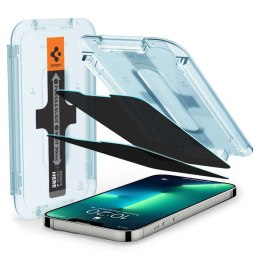 2x Szkło hartowane Spigen Glas.tR EZ Fit Privacy do Apple iPhone 13 Pro Max