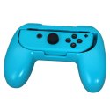 2x Uchwyt HandGrip do kontrolera Pad Joy-Con Nintendo Switch Czerwony i Niebieski